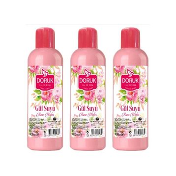 Doruk 3x400 ml Gül Suyu
