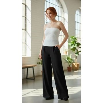 Dorya 1037 Dantel Straplez Atlet