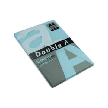 Double A 100'lü A4 80 gr Pastel Okyanus Mavisi Renkli Fotokopi Kağıdı