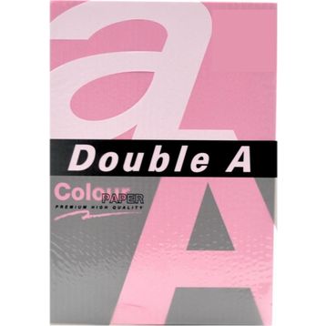 Double A 100'lü A4 80 gr Pastel Pembe Renkli Fotokopi Kağıdı