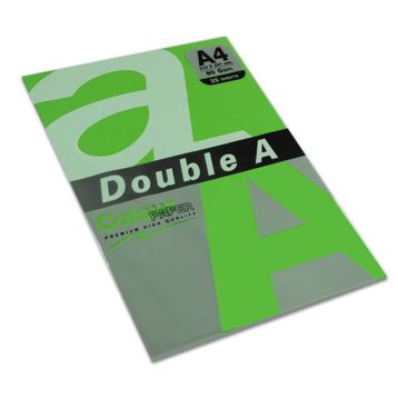 Double A 25'li A4 80 gr Papağan Yeşili Renkli Fotokopi Kağıdı