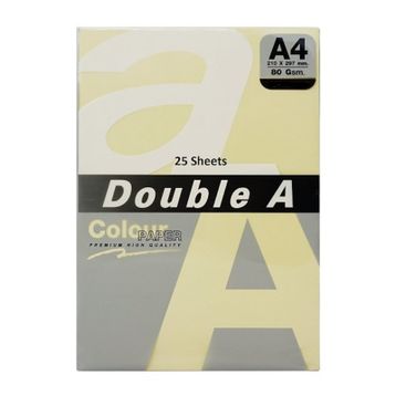 Double A 25'li A4 80 gr Pastel Cheese Renkli Fotokopi Kağıdı