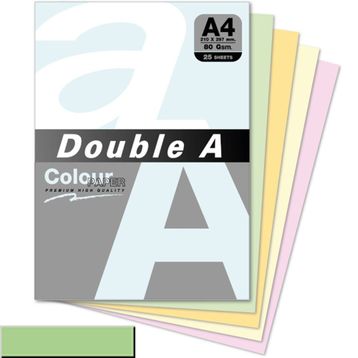 Double A 25'li A4 80 gr Pastel Eski Gül Rengi Renkli Fotokopi Kağıdı