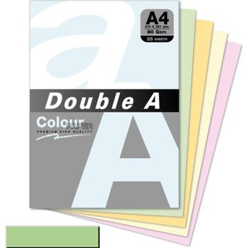 Double A 25'li A4 80 gr Pastel Eski Gül Rengi Renkli Fotokopi Kağıdı