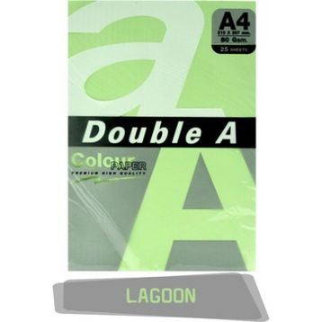 Double A 25'li A4 80 gr Pastel Zümrüt Yeşili Renkli Fotokopi Kağıdı