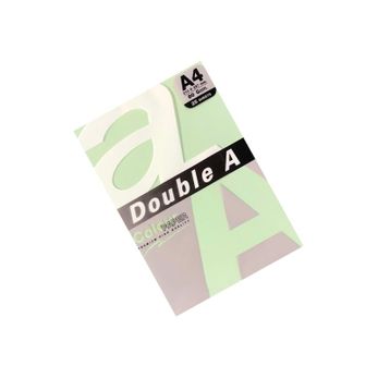 Double A 25'li A4 80 gr Pastel Zümrüt Yeşili Renkli Fotokopi Kağıdı
