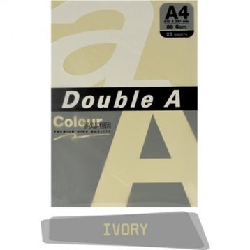 Double A 25'li A4 80 gr Safran Renkli Fotokopi Kağıdı