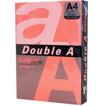 Double A 500'lü A4 75 gr Fosforlu Punch Renkli Fotokopi Kağıdı