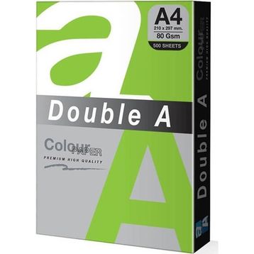 Double A A4 80 gr 500'lü Papağan Yeşili Renkli Fotokopi Kağıdı