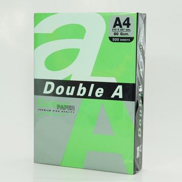 Double A A4 80 gr 500'lü Papağan Yeşili Renkli Fotokopi Kağıdı
