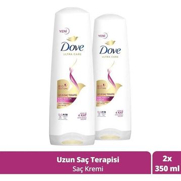 Dove 2x350 ml Ultra Care Uzun Yıpranmış Saçlar İçin Saç Bakım Kremi