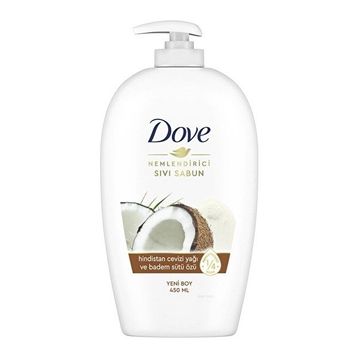 Dove 4x450 ml Hindistan Cevizi Yağı ve Badem Sütü Özlü Nemlendirici Sıvı Sabun