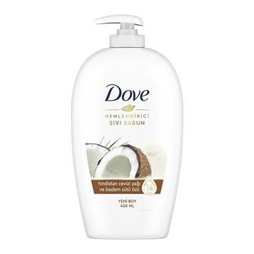 Dove 4x450 ml Hindistan Cevizi Yağı ve Badem Sütü Özlü Nemlendirici Sıvı Sabun