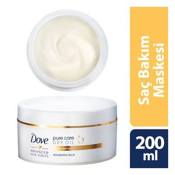 Dove Advanced Hair Series Pure Care Dry Oil 200 ml Saç Maskesi