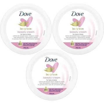 Dove Beauty Cream 3x250 ml Besleyici El ve Vücut Kremi