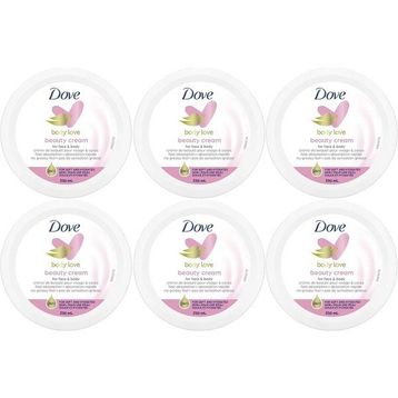 Dove Beauty Cream 6x250 ml Besleyici El ve Vücut Kremi
