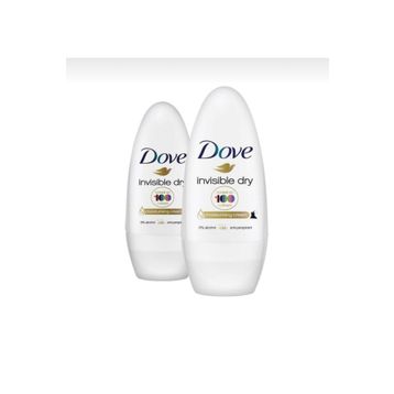 Dove Invisible Dry 2x50 ml Kadın Roll-On Deodorant