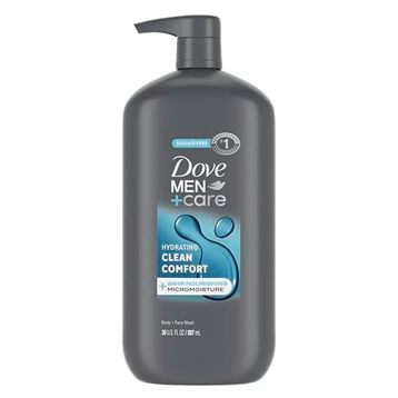 Dove Men +Care Hydrating Clean Comfort 887 ml Vücut ve Yüz Yıkama