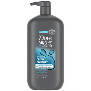 Dove Men +Care Hydrating Clean Comfort 887 ml Vücut ve Yüz Yıkama
