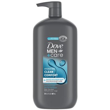 Dove Men +Care Hydrating Clean Comfort 887 ml Vücut ve Yüz Yıkama