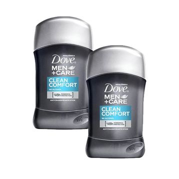 Dove Men Clean Comfort 2x50 ml Erkek Stick Deodorant
