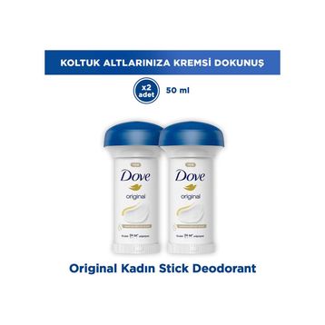 Dove Original 50 ml 2'li Kadın Stick Deodorant
