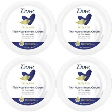 Dove Rich Nourishment Cream 4x250 ml Besleyici El ve Vücut Kremi