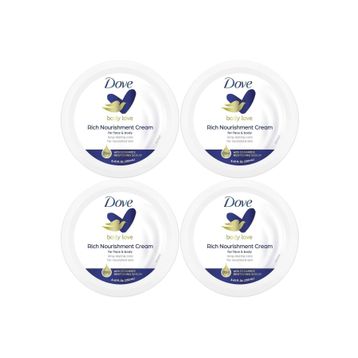 Dove Rich Nourishment Cream 4x250 ml Besleyici El ve Vücut Kremi