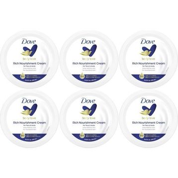 Dove Rich Nourishment Cream 6x250 ml Besleyici El ve Vücut Kremi