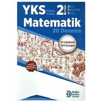 Doy YKS AYT 2. Oturum Matematik 20 Deneme Doğru Orantı Yayınları