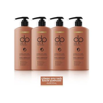Dp Daily Perfection Çörek Otu Yağı 4x800 ml Şampuan