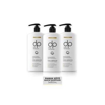 Dp Daily Perfection Pamuk Sütü 3x800 ml Şampuan