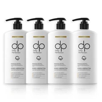 DP Daily Perfection Tuzsuz Pamuk Sütü ve Buğday Proteini 4x800 ml Şampuan