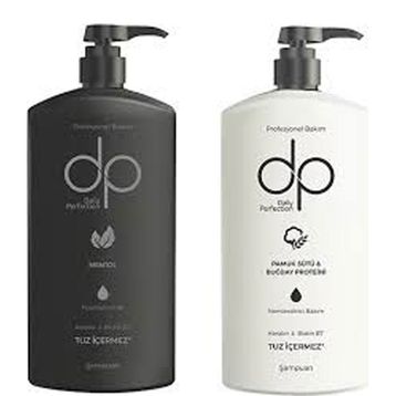 DP Pamuk Sütü Buğday Proteini Mentol 800 ml 2'li Set Şampuan
