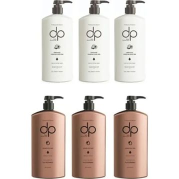 DP Pamuk Sütü ve Buğday Protein 3x500 ml Şampuan + Tuzsuz Çörekotu Yağı 3x500 ml Şampuan