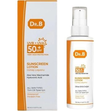 Dr.B 150 ml SPF50+ Aloe Vera Özlü Sunscreen Lotion