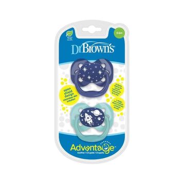Dr. Browns Advantage 1.Evre Mavi İkili Paket Emzik
