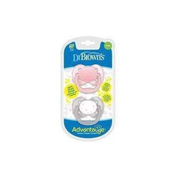 Dr. Browns Advantage 1.Evre Pembe İkili Paket Emzik