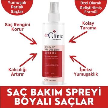 Dr. Clinic Boyalı Saçlar İçin 150 ml Saç Bakım Spreyi