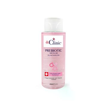 Dr. Clinic Prebiyotik Kuru ve Hassas Ciltler Pembe 400 ml Micellar