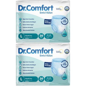 Dr.Comfort Yetişkin Emici Külot Large 30x2 Adet Hasta Bezi