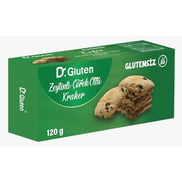 Dr. Gluten 120 gr Glutensiz Zeytinli Çörekotlu Kraker
