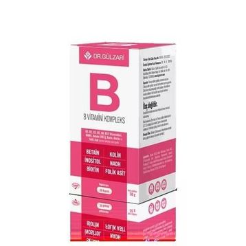 Dr. Gülzari Vitamin B Kompleks 30 Kapsül