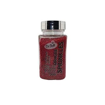 Dr.Gusto 100 gr 2 mm Kırmızı Boncuk Şeker