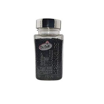 Dr. Gusto 100 gr 2 mm Siyah Boncuk Şeker