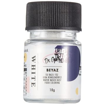 Dr. Gusto Beyaz Su Bazlı 10 gr Toz Gıda Boyası