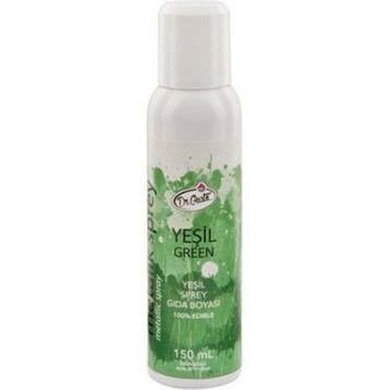 Dr. Gusto Metalik Yeşil 150 ml Sprey Gıda Boyası