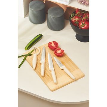 Dr. Inox 4 Parça Bej Bıçak Seti