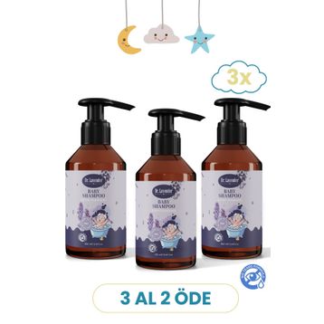 Dr.Lavender Bitkisel Lavanta Özlü 3x250 ml Bebek Şampuanı