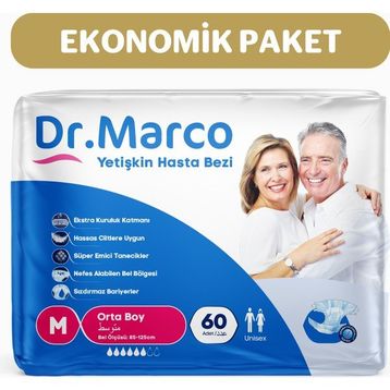 Dr. Marco Bel Bantlı Medium 60 Adet Yetişkin Hasta Bezi